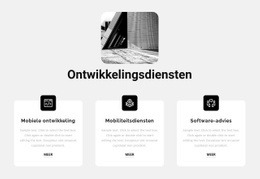 Nieuwe Ontwikkelingsdiensten - HTML Layout Builder