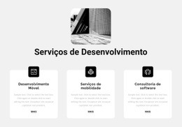 Novos Serviços De Desenvolvimento - Construtor De Sites