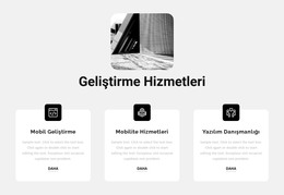 Yeni Geliştirme Hizmetleri Için Önyükleme HTML'Si