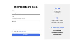 İletişim Formu Ve Kişiler - Yaratıcı Çok Amaçlı WordPress Teması