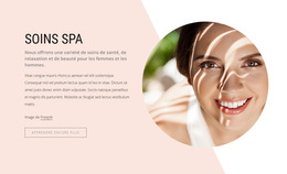 Variations Du Thème Bootstrap Pour Soins De Spa Luxueux