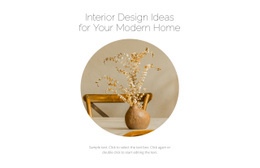 New In The Interior - Multi-Purpose Web Page Design