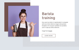 Barista Training Basics - Free HTML5 Template
