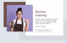 Basisbeginselen Van Barista-Training - Gratis HTML5-Sjabloon