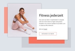 Fitness Jederzeit – Mockup-Design