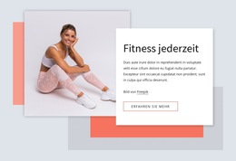 Fitness Jederzeit – Fertiges Website-Design