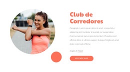 Plantilla HTML5 Exclusiva Para La Comunidad De Corredores