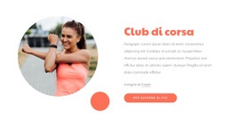 Mockup Di Sito Web Gratuito Per La Comunità In Corsa