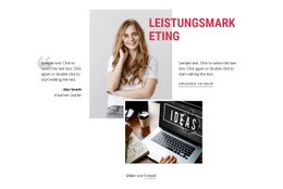 Leistungsmarketing HTML5-Vorlage
