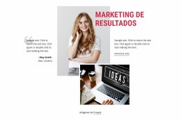 Marketing De Resultados - HTML Layout Builder