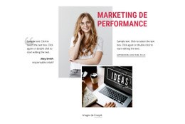 Marketing Performant - Maquette Réactive