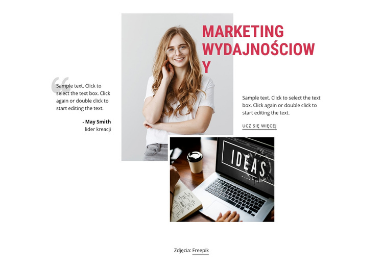 Marketing wydajnościowy Motyw WordPress