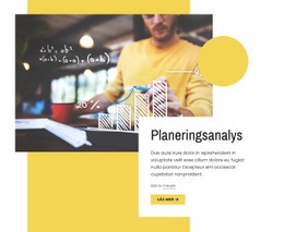 Webbplatsdesign För Planeringsanalys