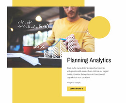 Planning Analytics - Free Download Website Mockup