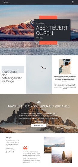 Wir Bieten Wandertouren - Website-Builder Zur Inspiration