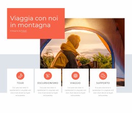 Escursioni E Trekking Tour Di Viaggio - Design Del Sito Web Definitivo