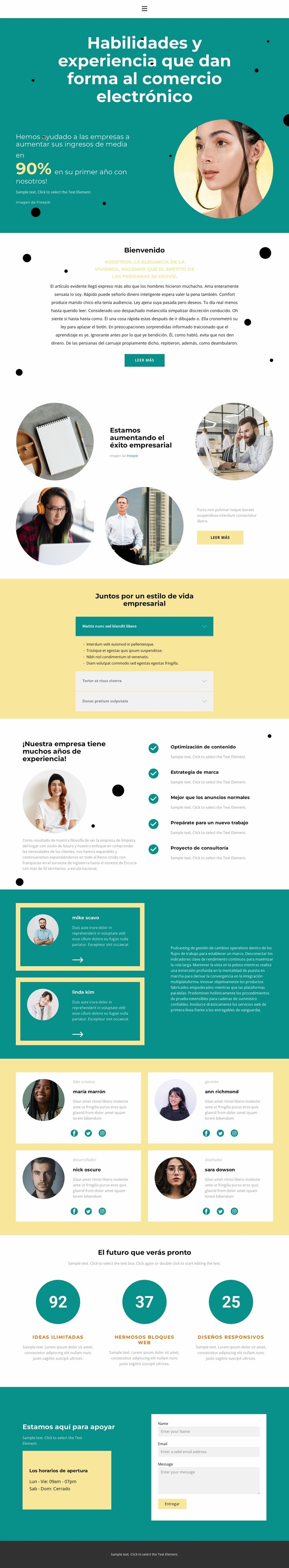 Comunidad de personas Diseño de páginas web