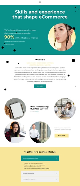 People Comunity - Professional One Page Template