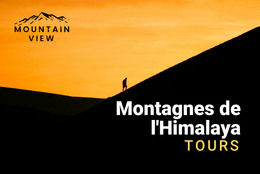 Montagnes De L'Himalaya - Modèle Web HTML