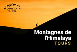 Montagnes De L'Himalaya - Modèle HTML5 Réactif