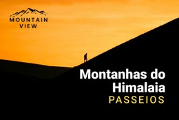 Montanhas Do Himalaia - Modelo HTML5 Responsivo