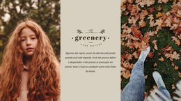 Cores De Outono Em Design - Modelo De Design De Site