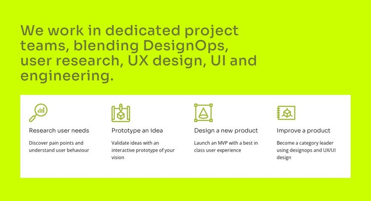 UI a UX design Html Website Builder