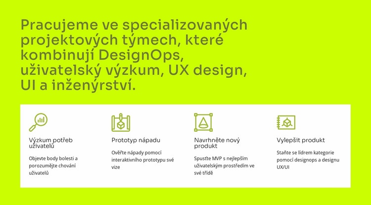 UI a UX design Šablona CSS