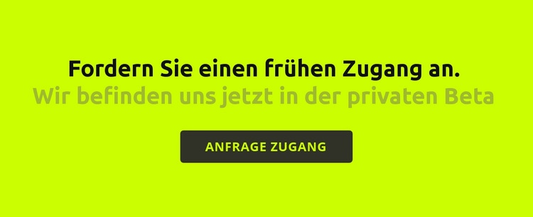 Text und große Schaltfläche HTML Website Builder