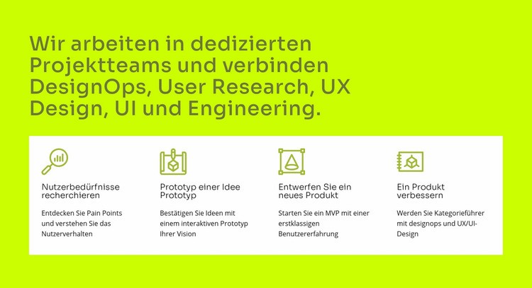 UI- und UX-Design Website design