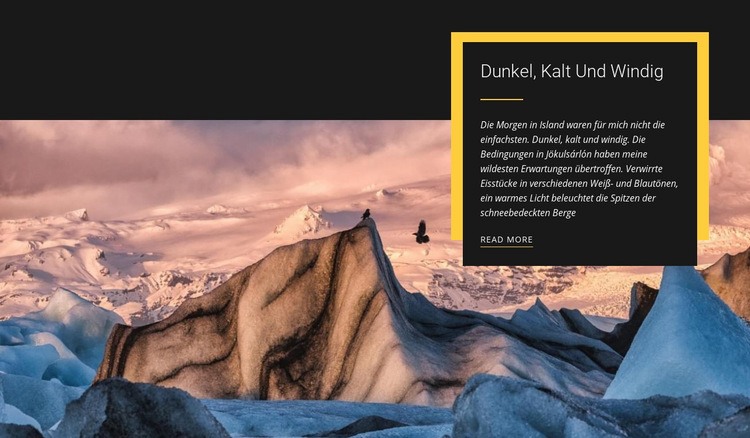 Tolle Winterferien Website design