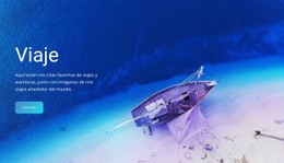 Océano E Islas Encantadoras - Página De Destino Personalizada