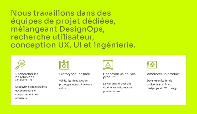 Conception UI et UX Conception de site Web