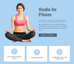 Créez Votre Propre Site Web Pour Studio De Pilates