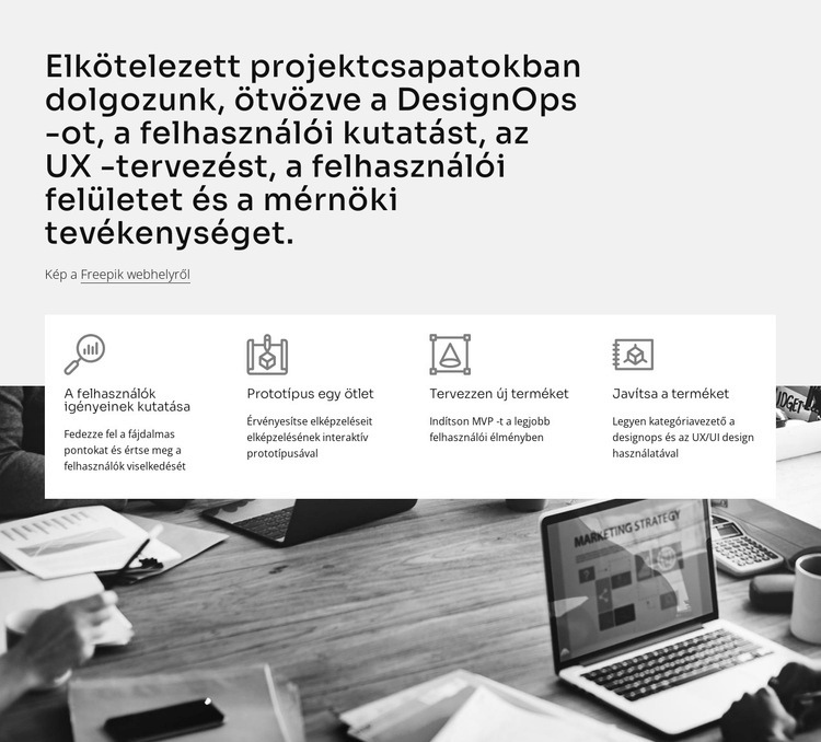 UI és mérnöki HTML Sablon