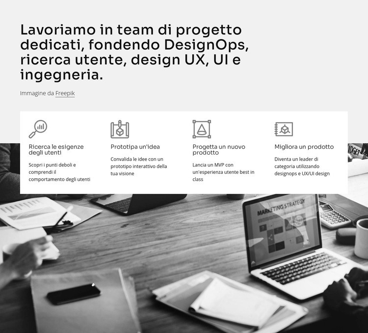 Interfaccia utente e ingegneria Modelli di Website Builder