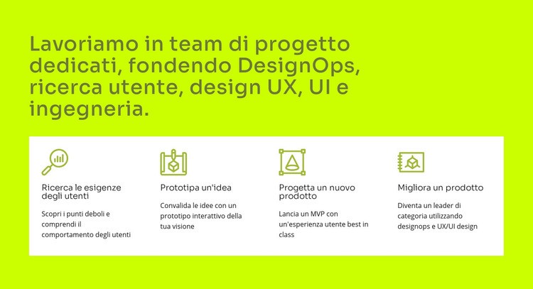 Progettazione dell'interfaccia utente e dell'esperienza utente Modello HTML5