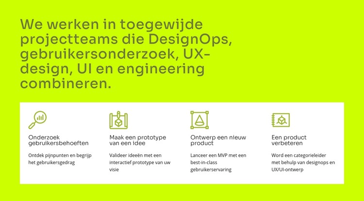 UI- en UX-ontwerp CSS-sjabloon