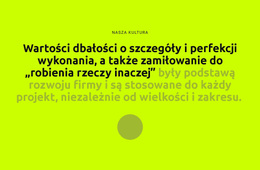 Tekst Z Kształtem - Konfigurowalny Profesjonalny Motyw WordPress