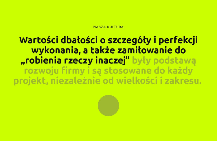 Tekst z kształtem Motyw WordPress