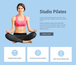 Studio Pilates - Piękny Projekt Strony Internetowej