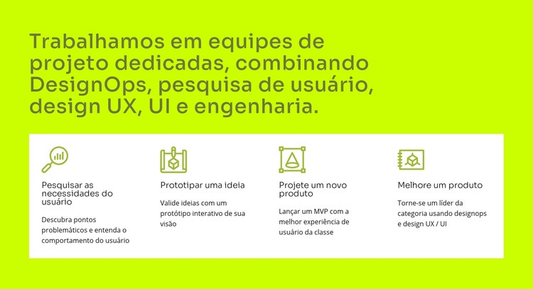 Design de interface do usuário e UX Construtor de sites HTML