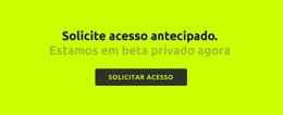 Texto E Botão Grande - Design Definitivo Do Site