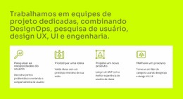 Página De Destino Mais Criativa Para Design De Interface Do Usuário E UX