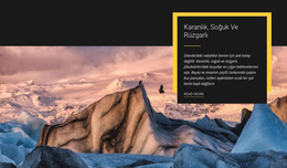 Harika Kış Tatilleri Için HTML Web Sitesi