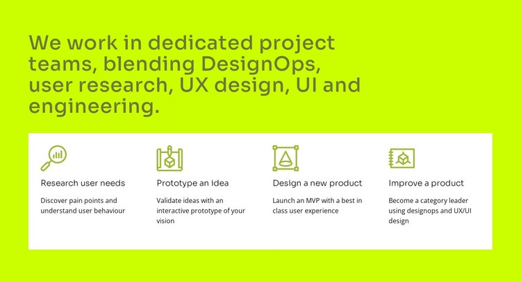 UI and UX design Web Page Design