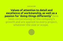 Text With Shape - Beautiful Homepage Design