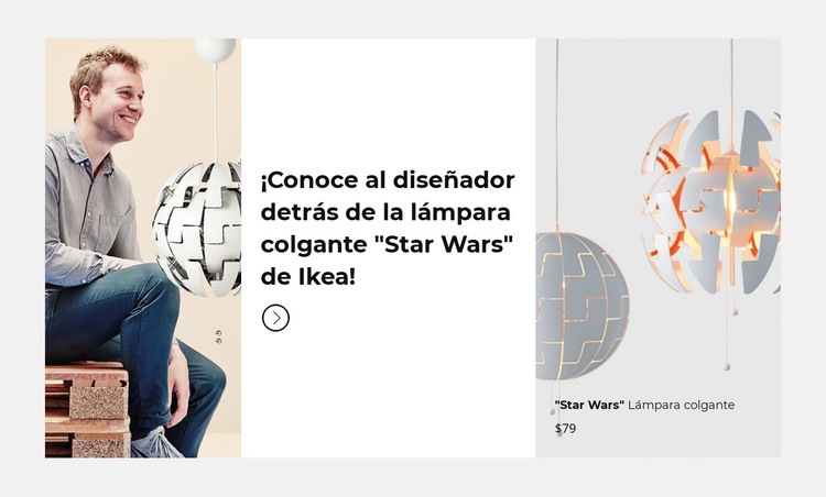 Lámpara de la estrella de la muerte Plantilla CSS