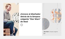 Lámpara De La Estrella De La Muerte - Mejor Plantilla HTML