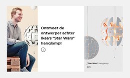 Death Star Lamp - Gratis Sjabloon Van Één Pagina